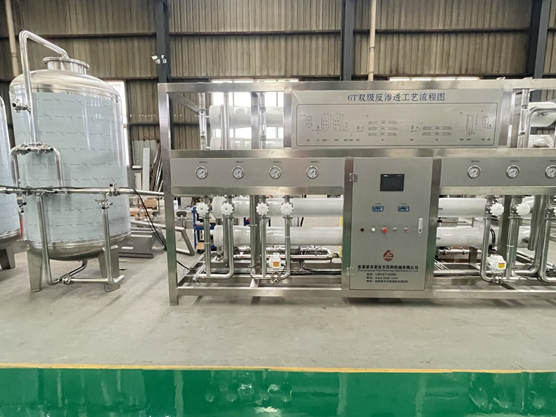 6吨/小时纯净水反渗透设备
